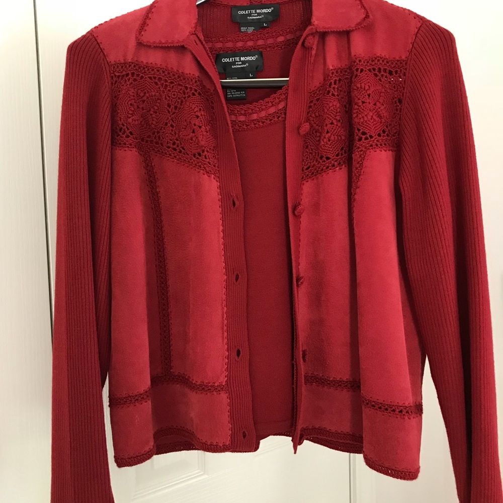 Suede/Wool Jacket and Shell - Picture 2 of 5
